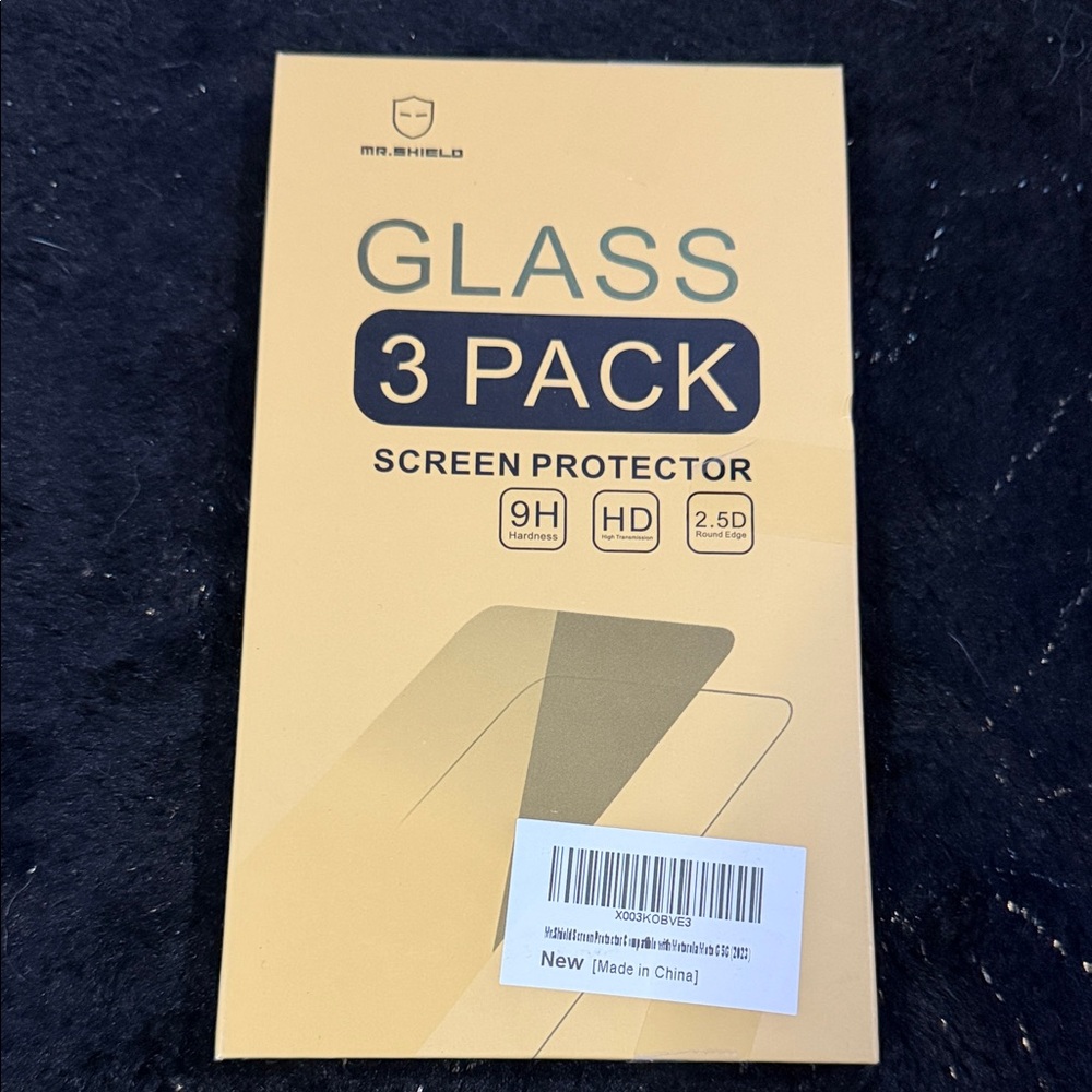 Mr Shield Motorola Moto G glass screen protectors 3 pack
